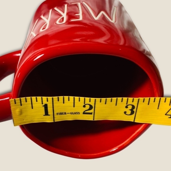 Rae Dunn Merry Coffee Mug Red Christmas Ceramic Holiday. - Picture 5 of 8